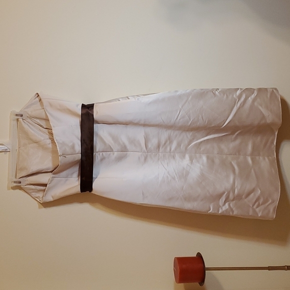 Bill Levkoff cream strapless gown US size 14 - Picture 4 of 9